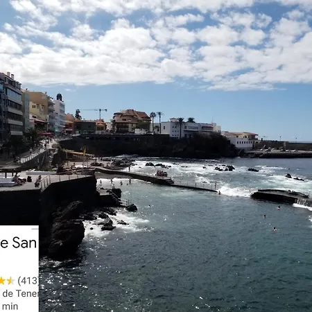 Apartment Designer 1 Bedroom White Tree 2 Minutes To The In The Center, Puerto De La Cruz, Tenerife